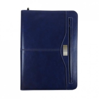 A4 business folder "Vermonti" with calculator - blue